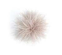Baesics Broche à plume - Épingle à cheveux Fluffy pour femmes avec plume d'autruche - Accessoire de chapeau vintage - Épingle à cheveux pour mariage, fête, carnaval - Design bohème fleuri pour veste