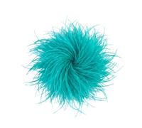 Baesics Broche à plume - Épingle à cheveux Fluffy pour femmes avec plume d'autruche - Accessoire vintage pour chapeau - Épingle à cheveux pour mariage, fête, carnaval - Fascinateur pour blazer, robe
