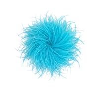 Baesics Broche à plume - Épingle à cheveux Fluffy pour femmes avec plume d'autruche - Accessoire vintage pour chapeau - Épingle à cheveux pour mariage, fête, carnaval - Fascinateur pour blazer, robe