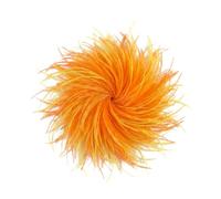 Baesics Broche en plume - Pour femme - Style vintage - Accessoire de mariage, fête, carnaval - Pour blazer, robe, veste - Design floral bohème, SF, 100 % plumes d'autruche