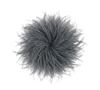 Baesics Broche en plume - Pour femme - Style vintage - Accessoire de mariage, fête, carnaval - Pour blazer, robe, veste - Design floral bohème, taille unique, 100 % plumes d'autruche