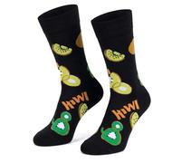 Baesics Fancy Socken Exotic Kiwi - Chaussettes colorées amusantes pour homme et femme - Chaussettes à motifs amusantes et idée cadeau - Coton respirant (36-39)