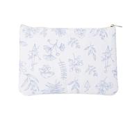 Baesics Trousse de toilette pour femme - 20 x 14 cm - Plat et petit - Organiseur de sac à main et trousse de maquillage avec fermeture éclair - Pour maquillage, petits objets et pharmacie de voyage