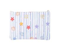 Baesics Trousse de toilette pour femme - 20 x 14 cm - Plat et petit - Organiseur de sac à main et trousse de maquillage avec fermeture éclair - Pour maquillage, petits objets et pharmacie de voyage