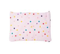 Baesics Trousse de toilette pour femme - 20 x 14 cm - Plat et petit - Organiseur de sac à main et trousse de maquillage avec fermeture éclair - Pour maquillage, petits objets et pharmacie de voyage