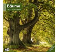 Bäume Broschürenkalender 2026 - 30x30 - Art12 | Stilvoller Natur-Kalender im schlanken Hochformat (aufgeklappt 30x60 cm) | mit Eintrage-Kalendarium