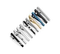 BAFAFA Ensemble de Pinces à Cravate en métal for Hommes, 8 pièces, avec boîte-Cadeau, Cadeaux for invités de Mariage, Boutons de Manchette de Chemise, Cadeau for Mari, Bijoux d'affaires de Luxe (Styl