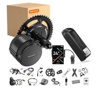 Bafang 250W 350W 500W Kit moteur 36V Mid Drive Kits de Conversion de vélo électrique BBS01B BBS02B moteur de vélo électrique 13Ah 24Ah batterie de vélo 44T BBS01B 36V250W Motor Kit