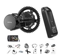 BAFANG 250W 48V BBS01B Kit Moteur Pedalier avec Batterie 48V16Ah Downtube et EKD01 Écran LCD, Kit de Conversion Moteur Central pour Vélo de Montagne, Route, Banlieue avec BB 68MM Ebike DIY Kit