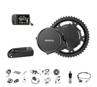 BAFANG 36V 250W Kit Conversion Velo Electrique - Kit Moteur Central BBS01B avec Plateau 44T, Ecran EKD01 & 36V 15,6Ah Batterie, Compatible avec Boîtier de Pédalier 68-73 mm pour VTT