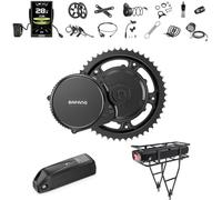 BAFANG 48V 750W Moteur Central - Kit de Conversion de vélo électrique BBS02B avec Batterie (optionnelle) et Affichage LCD pour Les boîtiers de pédalier de 68 73 et 100 mm, kit de vélo électrique 8fun