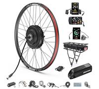 BAFANG 48V-75OW G0900 Kit de Conversion pour Vélos Électriques - 26" 27.5" 28" 29" 700C Moteur de Roue Arrière à Moteur sans Brush 48V avec Batterie pour Bicyclette & Affichage LCD