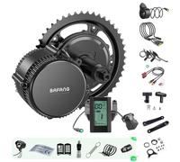 BAFANG 500W 36V Mid Drive Motor Pédalier Kit pour BB 68-73mm, Moteur Central BBS02B Kit Électrique Velo Ebike Conversion Kit avec Écran LCD 800S