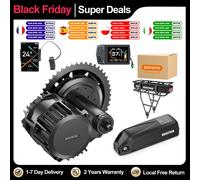 Bafang 750W 250W -1000W moteur d'entraînement central Kit de Conversion de vélo électrique BBS02B BBS02 moteur de vélo électrique 48V 52V 20Ah batterie Hailong 44T 48V500W 13Ah Hailong Battery