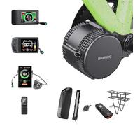 BAFANG BBS01B BBS02B BBS-HD Moteur central, Kit de conversion E-bike de 250W 350W 500W 750W 1000W, Kit de moteur central pour vélo électrique 48V 52V G340 G320 M615 M315 avec batterie optionnelle