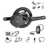 BAFANG BBS01B Kit de Conversion Vélo Électrique- Kit Moteur Central 36V 250W avec Plateau 44T et Écran LCD VD03, Compatible avec Boîtier de Pédalier 68/73 mm (Batterie Non Incluse)