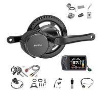 BAFANG BBS01B Kit de Conversion Vélo Électrique- Kit Moteur Central 36V 250W avec Plateau 44T et Écran LCD EKD01, Compatible avec Boîtier de Pédalier 68/73 mm (Batterie Non Incluse)