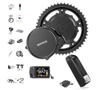 BAFANG BBS02B 500W 48V Kit Moteur Pedalier avec Batterie 48V20Ah Max Downtube et EKD01 Écran LCD, Kit de Conversion Moteur Central pour Vélo de Montagne, Route, Banlieue avec BB 68MM Ebike DIY Kit