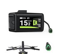BAFANG Display DPC080 pour vélos électriques Compatible avec Les Moteurs centraux M200 M400 M600 M620 M420 M510 M625 et Les Kits BBS01B, BBS02B et BBS-HD avec protocole Can(connecteur Triangulaire