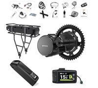 BAFANG Moteur 36V 500W Central - Kit de Conversion de Vélo Électrique BBS02B avec 20Ah Batterie et DPC080 Afficheur, Moteur G340 pour Vélos de Montagne avec Boîtier de Pédalier BB68mm