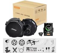 Bafang Moteur 48V 750W Mid Drive Kit avec écran, BBS01B BBS02B BBS HD Kits Moteur Central pour VTT 68mm pédalier,UART