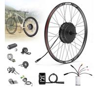BAFANG Moteur Roue Arriere 48V 750W Kit Conversion Velo Electrique avec Largeur de Montage:138-142mm, Brushless Geared Hub Motor Kit G0900 26" avec Écran LCD DZ40