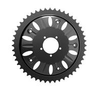 BAFANG Plateau 40T/46T sans Protège Chaîne pour Moteur BBS-HD 1000W, Optionnel Plateau Split-Type avec Offset 7,5mm et Plateau Monobloc - Plateau Déporté avec Offset 16,5mm (46T, Offset 16,5mm)
