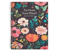 Bafeil End of Life Planner UK - I'm Dead Now What Book UK - Carnet de notes humoristiques pour mon compte, souhaits finaux, possessions et affaires commerciales