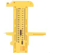BAFEIYA Couteau à Papier Rond de coupeur de Cercle de Boussole, Outils de Coupe de Papier de Carton Circulaire réglables de Bricolage(Giallo)