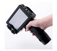 BAFEIYA Imprimante à Jet d'encre Portable pour Toutes Les Surfaces Imprimante à Jet d'encre Thermique Portable Intelligente for étiquettes de numérotation à Jet d'encre Manuelle(English with 1 Ink)