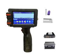 BAFEIYA Imprimante à Jet d'encre Portable pour Toutes Les Surfaces Imprimante Intelligente 25 Langues 12,7 mm, imprimante à Jet d'encre Thermique Portable(Printer 1black Ink)