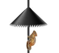 Baffle d'écureuil, déflevant de mangeoires à Oiseaux à l'épreuve des intempéries de 14 Pouces avec des Bords Pointes, Garde d'écureuil pour Les Gardiens terrasse pour Les Cadeaux