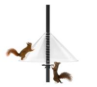 Baffle d'écureuil - Protection des mangeoires à oiseaux, barrière faunique claire | Appareil de jardin à l'épreuve de l'écureuil, Bouclier d'alimentation de la cour extérieure pour la configuration de