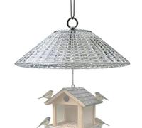 Baffle For Bird Feeder - Birds Feeders Squirrel Cover Dome | Full Protection Shield | Bird Feeder Baffles For Birdhouse Feeding Station Window Balcony Outdoor Garden Yard Patio Winter Summer