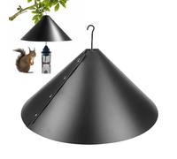 BaffleGuard Déflecteur d'écureuil pour oiseaux 40/45/48 cm | Protection contre les écureuils | Grand protecteur enveloppant pour protéger les oiseaux