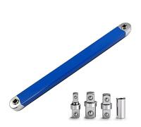 Bafiwu Rallonge coudée, rallonge coudée de 15 pouces en acier au carbone, compatible avec les douilles de 1/4", 3/8" et 1/2"