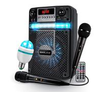 Bafle Karaok? Enfant LED ADO PARTY 400W Batterie Koolstar - 2 MICROS + APPLICATION SMARTPHONE USB/Bluetooth/RADIO FM