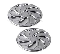 Bafnsiji 2pcs Assiettes à huîtres en Acier Inoxydable, Plateau à huîtres, Plaque à huîtres en Acier Inoxydable réutilisable, poêle à Griller pour huîtres, passiette à huîtres et escargots