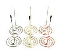 Bafnsiji 6 Pack Porte-factures en métal, Ticket Spike, Support de mémo en Papier, Straight Rod Bill Spike, Porte-mémo en métal pour Restaurant, Cuisine, Bureau