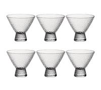Bafnsiji Coupes de crème glacée en Verre, Verres à Cocktail Martini, Bols à Dessert Pieds, Bols à Dessert en Verre de Cuisine, Milkshake Sundae Sundae Plats Bols, Bols à Cocktail Pied Sundae,D