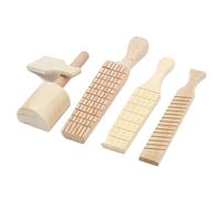 Bafnsiji Palettes en Argile en Bois, Outil en Argile en Bois Paddle Mud, Bricolage Artisanat Outils en céramique, Coussin de Sculpture en Bois pour Art Crafts Poterie DIY Modélisation,5PCS