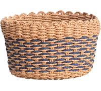Bafnsiji Panier de Rangement Rond tressé, Petits paniers de Rangement Ronds en Gourde, boîte organisatrice d'étagère Circulaire tressée à la Main