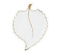Bafnsiji Plat de Bijoux en céramique, Plateaux de cosmétiques en Forme de Feuille, Organisateur de Plats de Bijoux en céramique, Porte-Bijoux en Anneau, Organisateur de Bijoux de Parfum,B