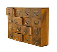 Bafnsiji Unités de Tiroir de Rangement en Bois, Coffre Avec 9/16 Tiroirs, Mini-Commode, Boîte à Bijoux, Espace de Stockage Vintage, A50cm