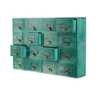 Bafnsiji Unités de tiroir de Rangement en Bois, Coffre en Bois avec tiroirs 9/16, Mini-Commode, Cadeaux de boîte à Bijoux pour Le Stockage, Espace de Rangement en Bois Vintage,B50cm