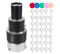 BAFONGCINE Lentille conique de Snoot Bowens avec lentille optique Divers Gobos pour Aputure 100DS 100XS 200XS 200DS 300C 300DII 300X