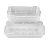 BAFOVY 10 Ensembles de Commande Minimale, 6 Ensembles/Vente Verts, Kit de Démarrage de Graines de Couvercle Transparent pour Mini Jardin de Fenêtres (2)