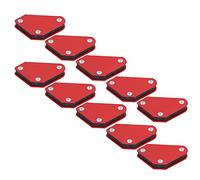 BAFOVY 10 Pièces Ensemble d'aimants de Soudage Support d'aimant de Soudage en Alliage 45 90 135 Degrés Outils de Multi-angles pour le Positionnement de l'assemblage de Soudeur 'atelier