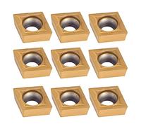 BAFOVY 10pcs CNC Tips en Carbure Inserts Tobongeur du Cutter de Lame CNC, pour L'Acier Ordinaire, le Traitement en Acier Inoxydable, la Finition Métallique, la Résistance élevée et la