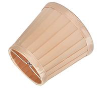 BAFOVY 2 Pièces Petits Abat-jour en Tissu, Abat-jour de Table en Fer et Coton pour Ampoules E14, Blanc avec Transmission de la Lumière en Tissu Lisse, Installation Facile pour Chambre à Coucher,